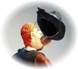 détail au chapeau